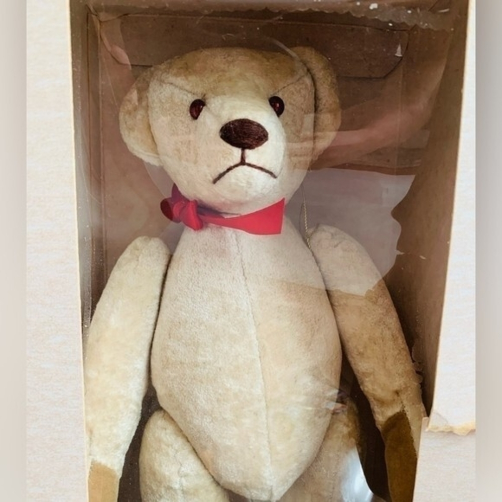 Rare Vintage Howie Foulke Bear 11” Plush Grey Velour Limited Edition Toy - Picture 10 of 12
